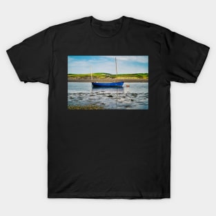 Beautiful Small Boat With Water Reflections T-Shirt